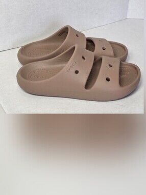 New Crocs Classic Sandal In Lattee Womans Size 5 Mens Sz 3